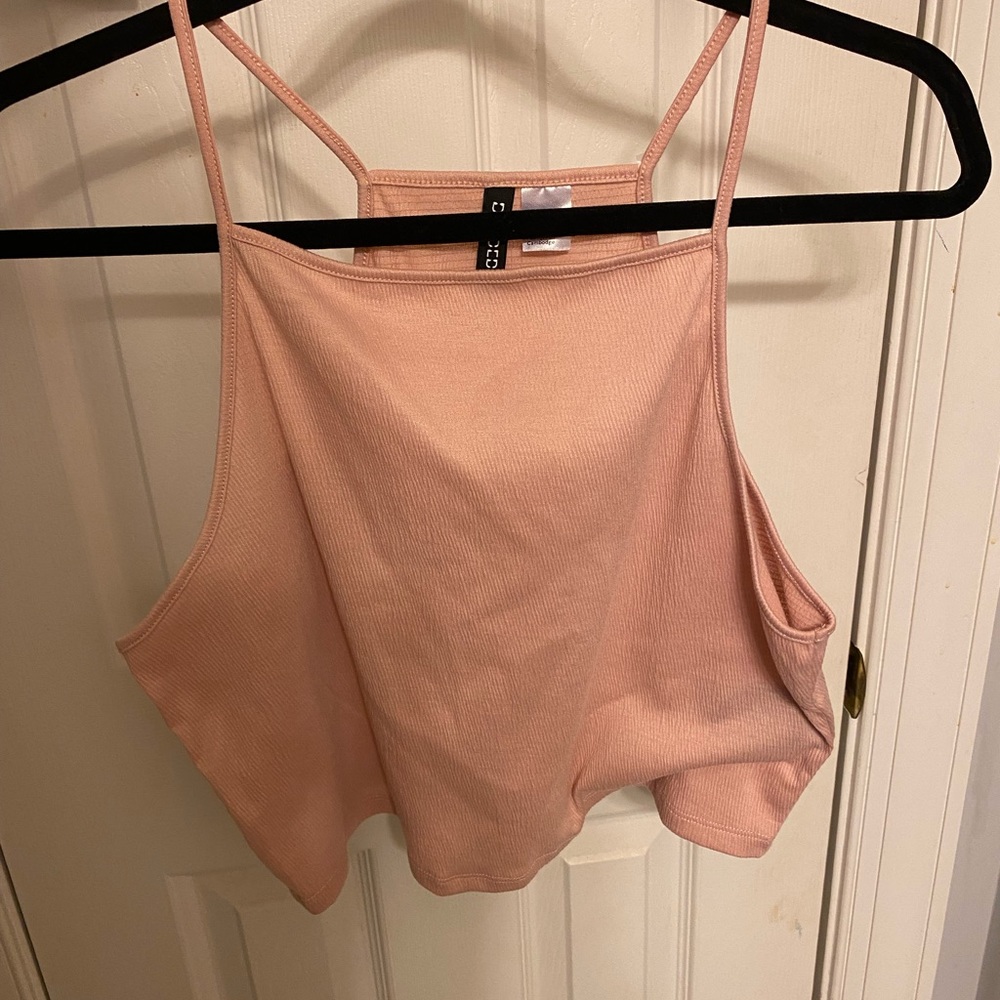 Divided Pink Tank Top